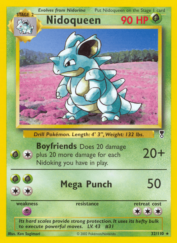 Nidoqueen (Legendary Collection) #32 card art