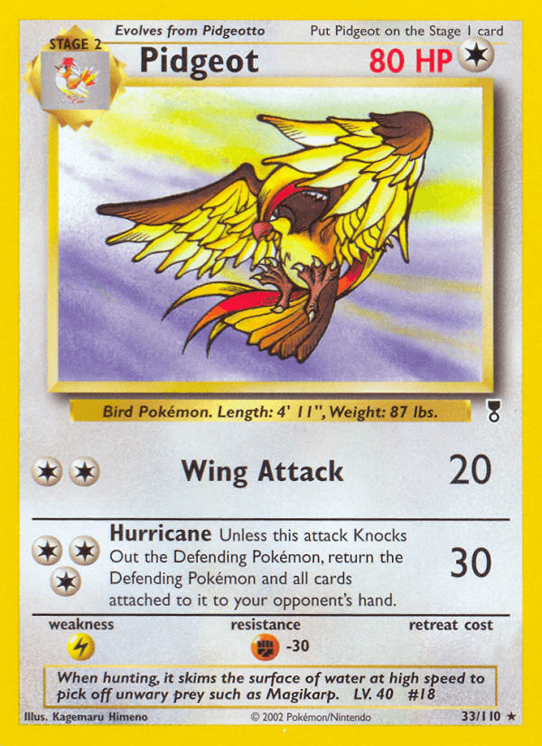 Pidgeot (Legendary Collection) #33 card art