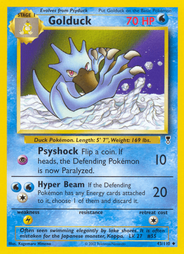 Golduck (Legendary Collection) #43 card art