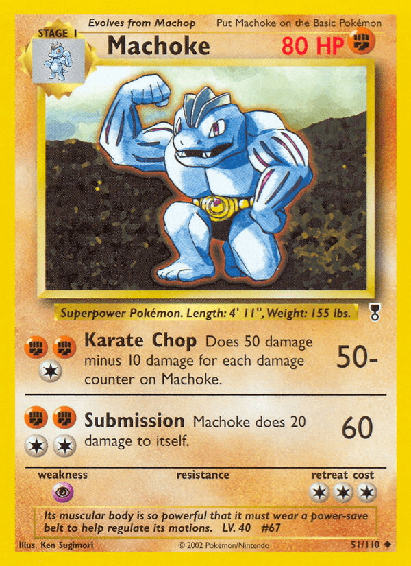 Machoke (Legendary Collection) #51 card art