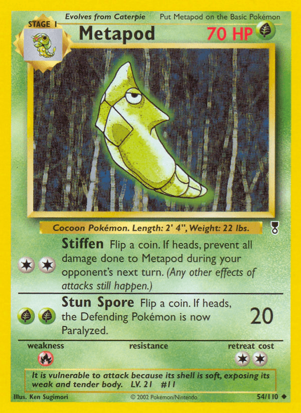 Metapod (Legendary Collection) #54 card art