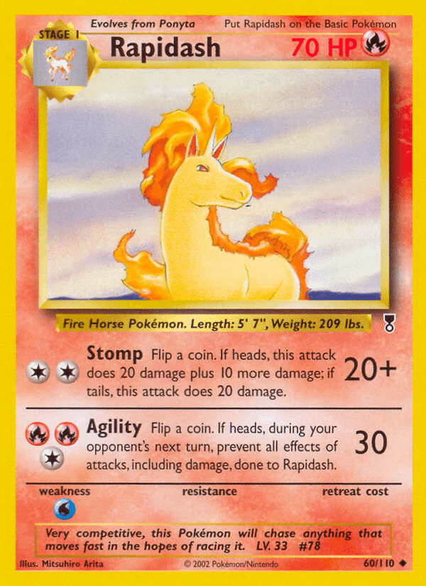 Rapidash (Legendary Collection) #60 card art