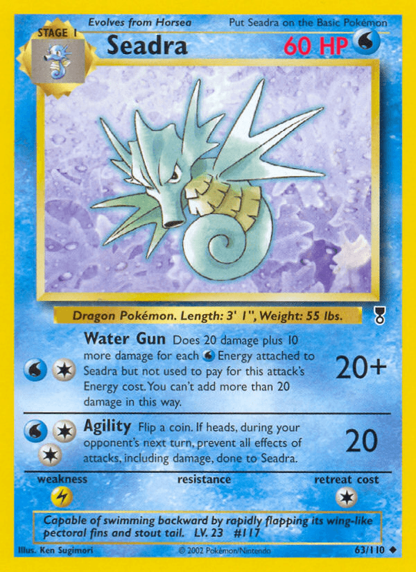 Seadra (Legendary Collection) #63 card art