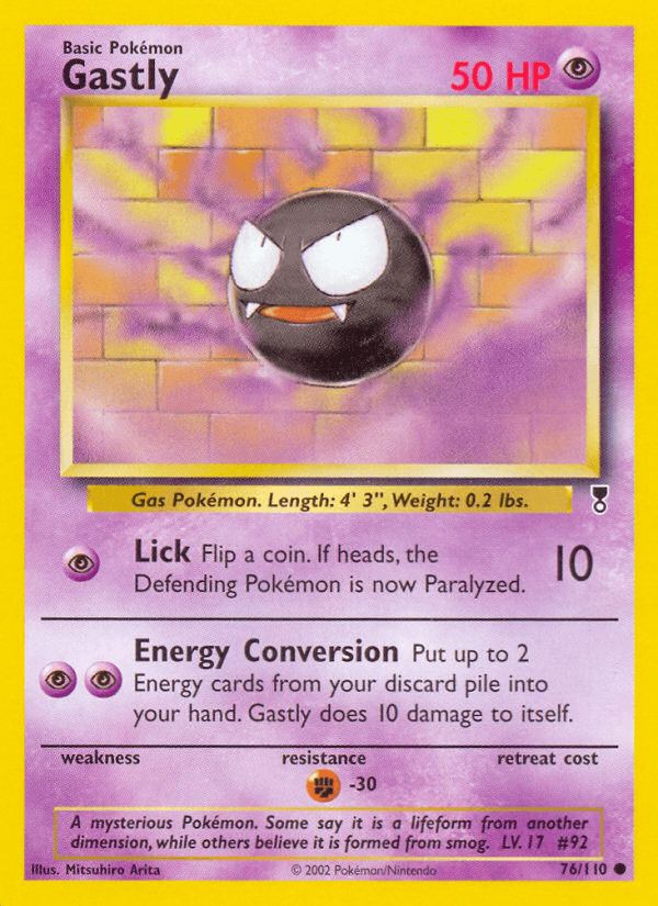 Gastly (Legendary Collection) #76 card art
