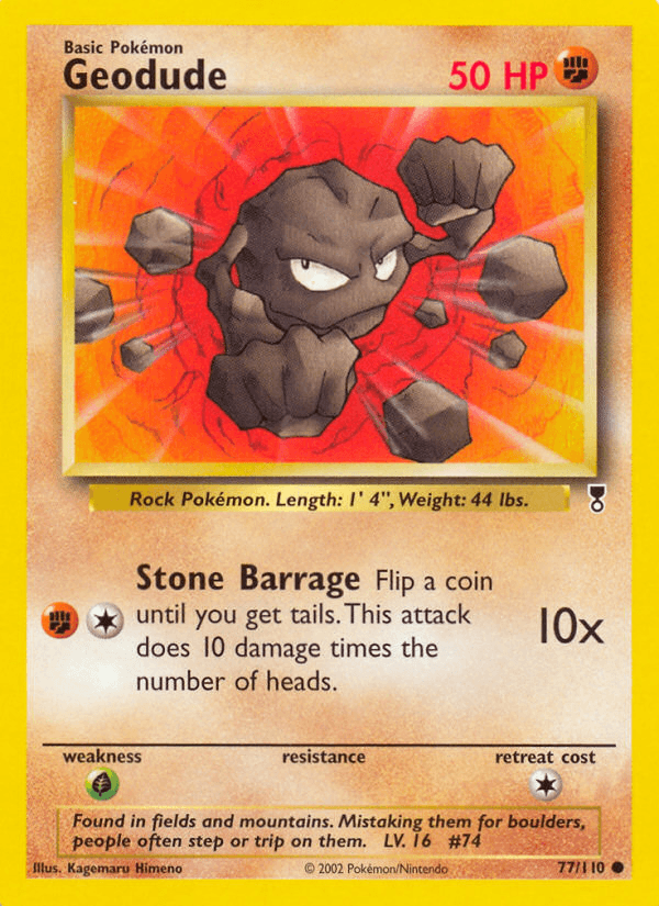 Geodude (Legendary Collection) #77 card art