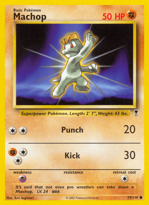 Machop (Legendary Collection) #79 card art