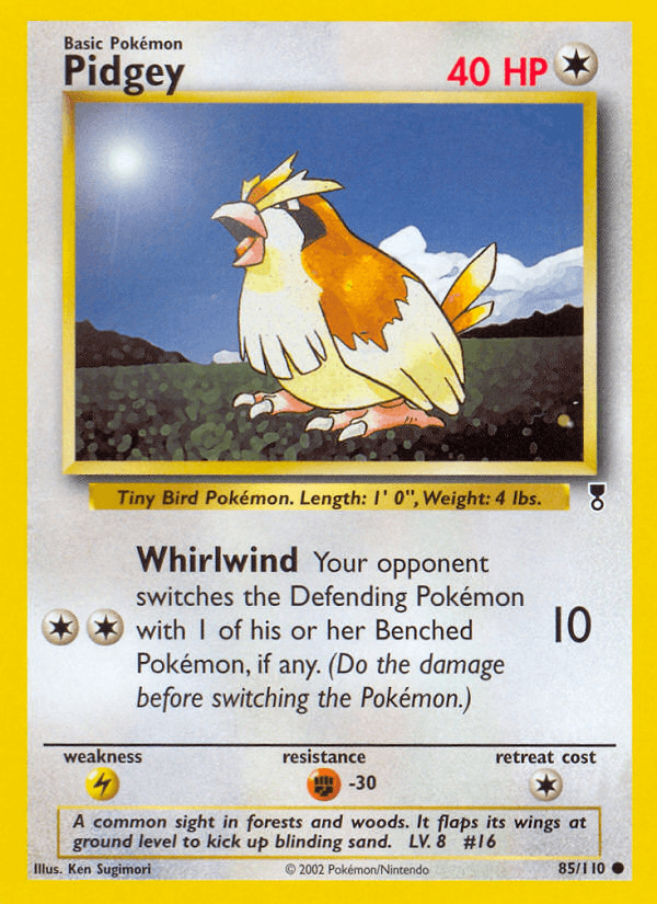 Pidgey (Legendary Collection) #85 card art