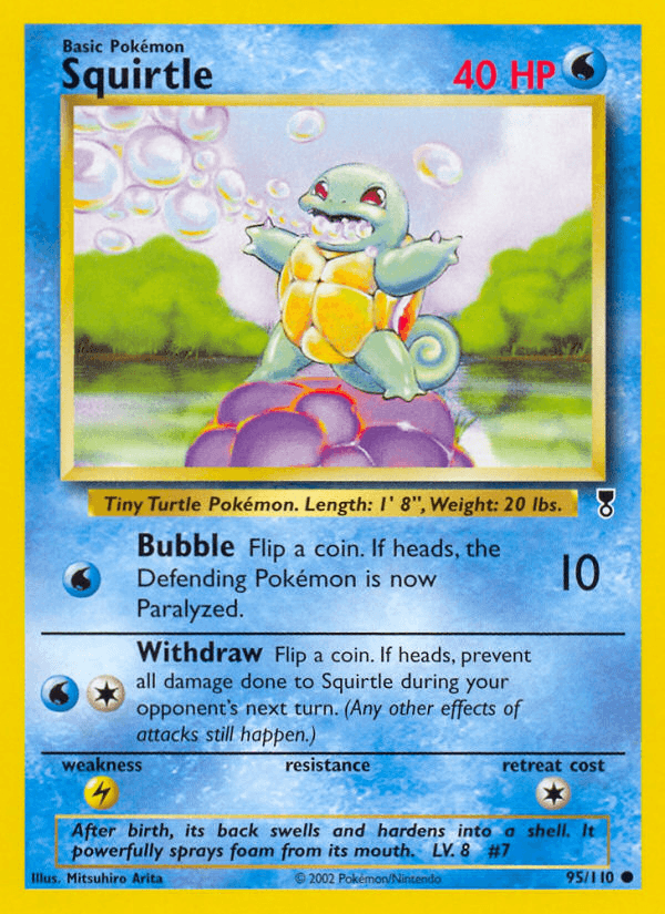 Squirtle (Legendary Collection) #95 card art