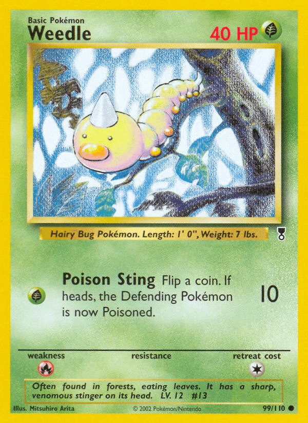 Weedle (Legendary Collection) #99 card art