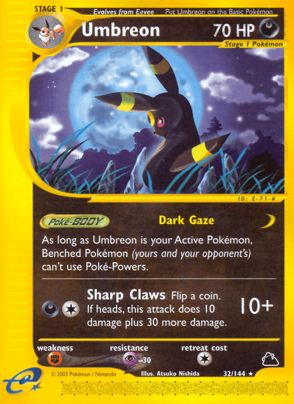 Umbreon (Skyridge) #32 card art