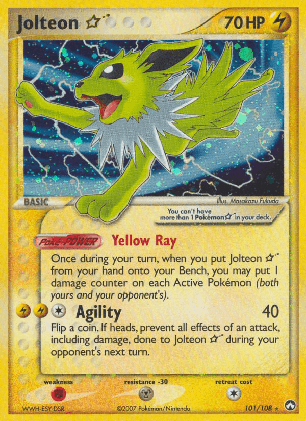 Jolteon ★ (Power Keepers) #101 card art