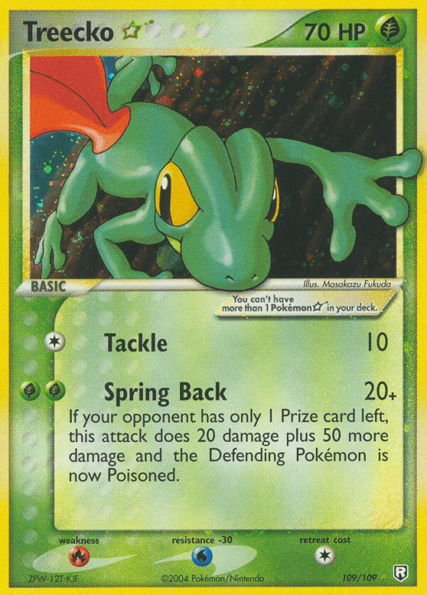 Treecko ★ (Team Rocket Returns) #109 card art