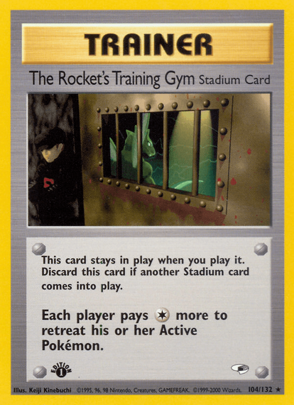 The Rocket's Training Gym (Gym Heroes) #104 card art