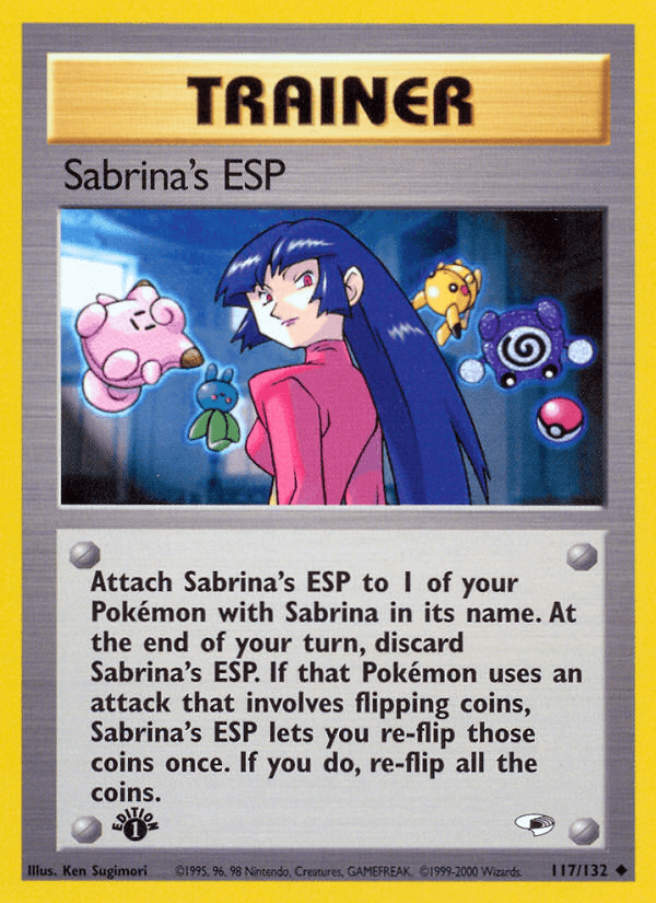 Sabrina's ESP (Gym Heroes) #117 card art