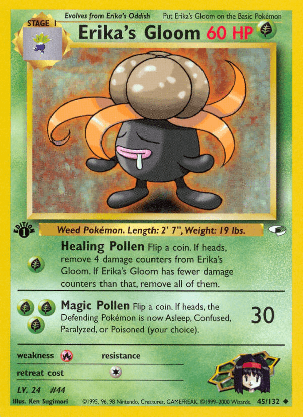Erika's Gloom (Gym Heroes) #45 card art