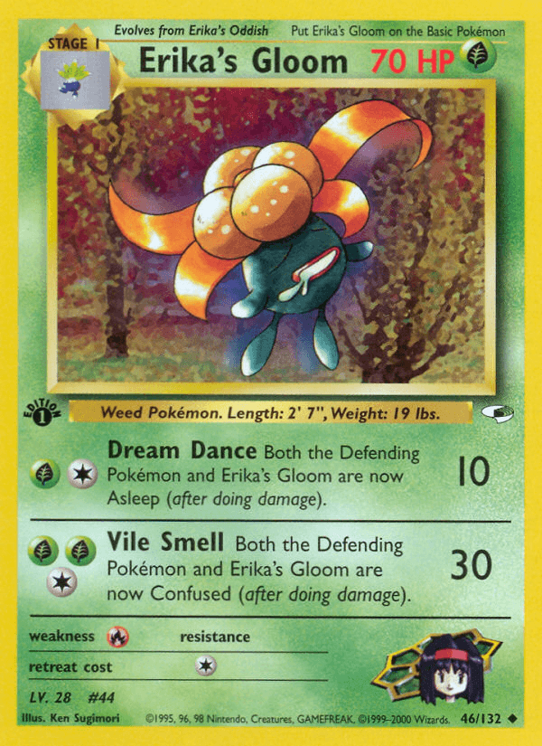 Erika's Gloom (Gym Heroes) #46 card art