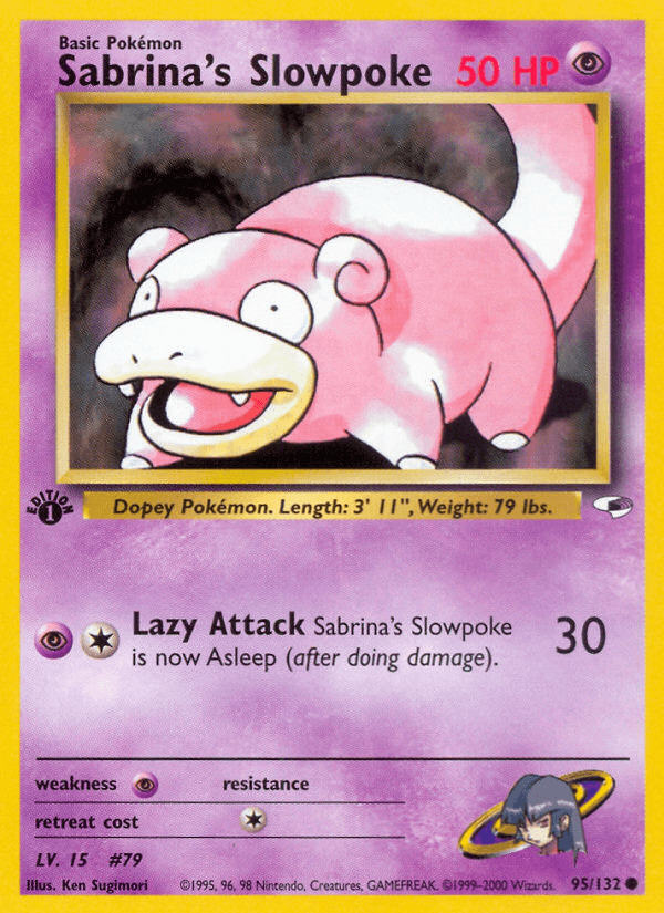 Sabrina's Slowpoke (Gym Heroes) #95 card art
