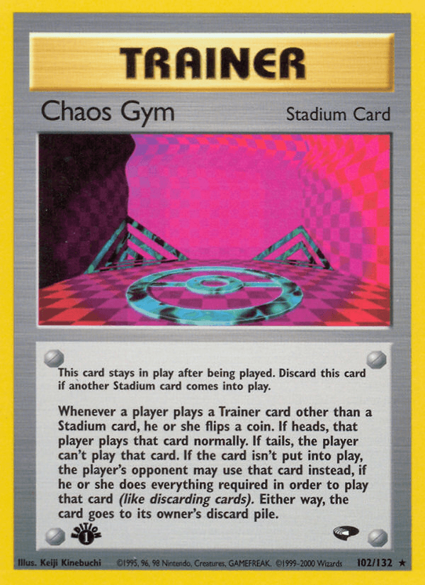 Chaos Gym (Gym Challenge) #102 card art