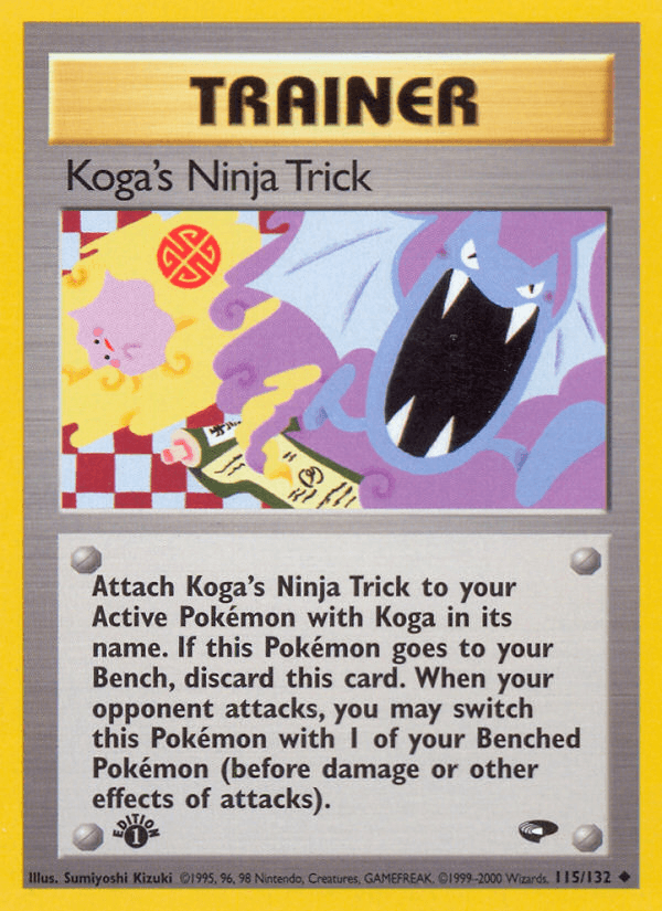 Koga's Ninja Trick (Gym Challenge) #115 card art