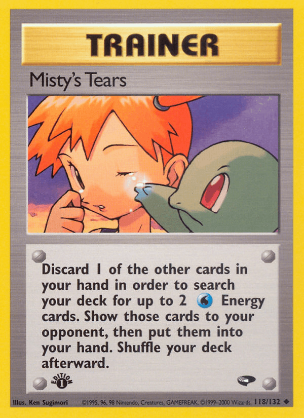 Misty's Tears (Gym Challenge) #118 card art