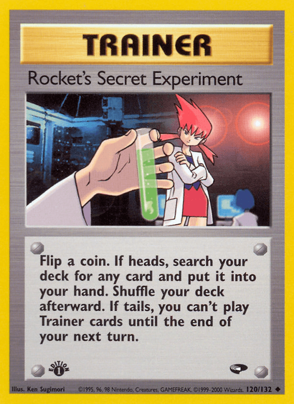 Rocket's Secret Experiment (Gym Challenge) #120 card art
