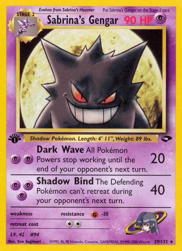 Sabrina's Gengar (Gym Challenge) #29 card art