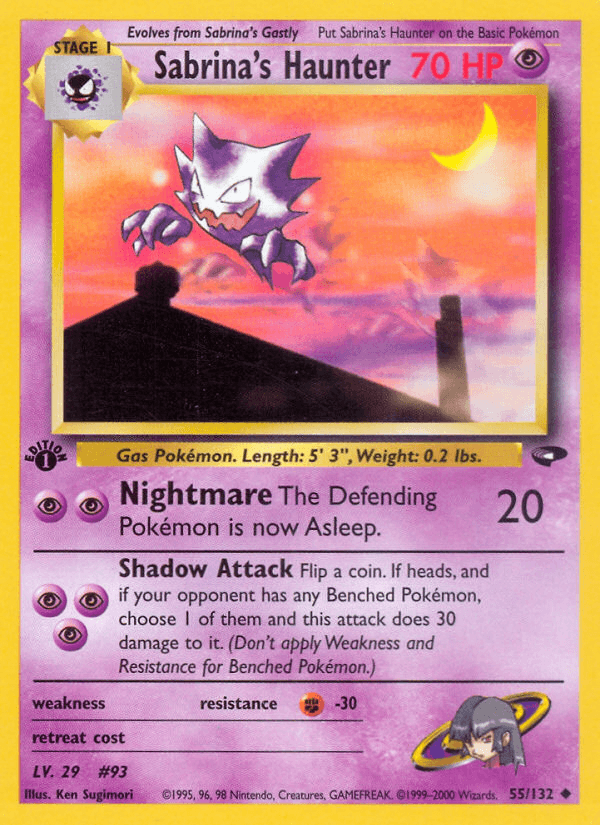 Sabrina's Haunter (Gym Challenge) #55 card art