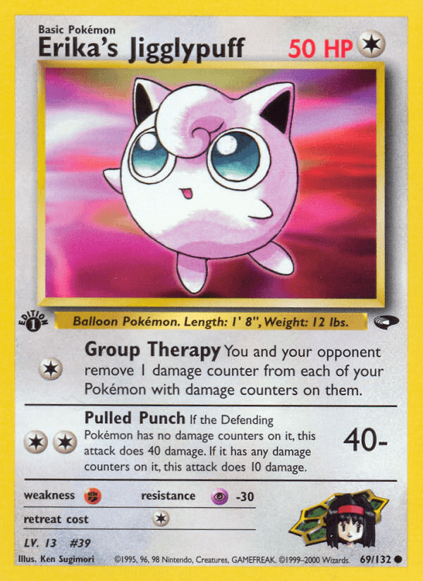 Erika's Jigglypuff (Gym Challenge) #69 card art