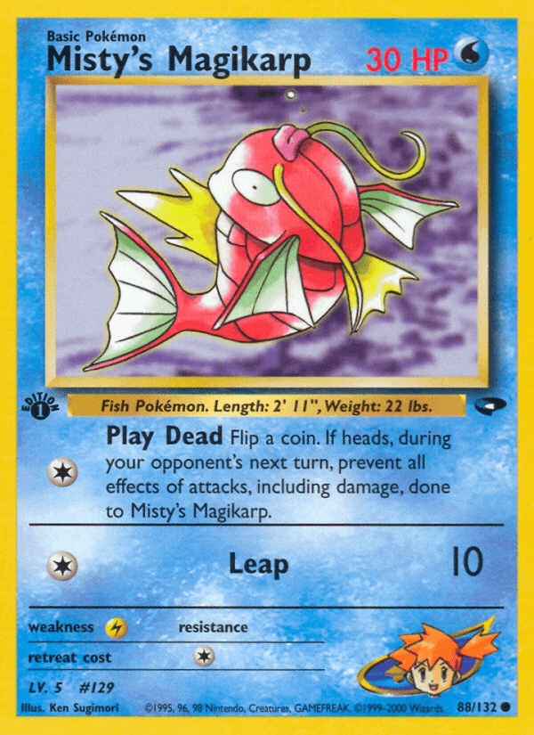 Misty's Magikarp (Gym Challenge) #88 card art