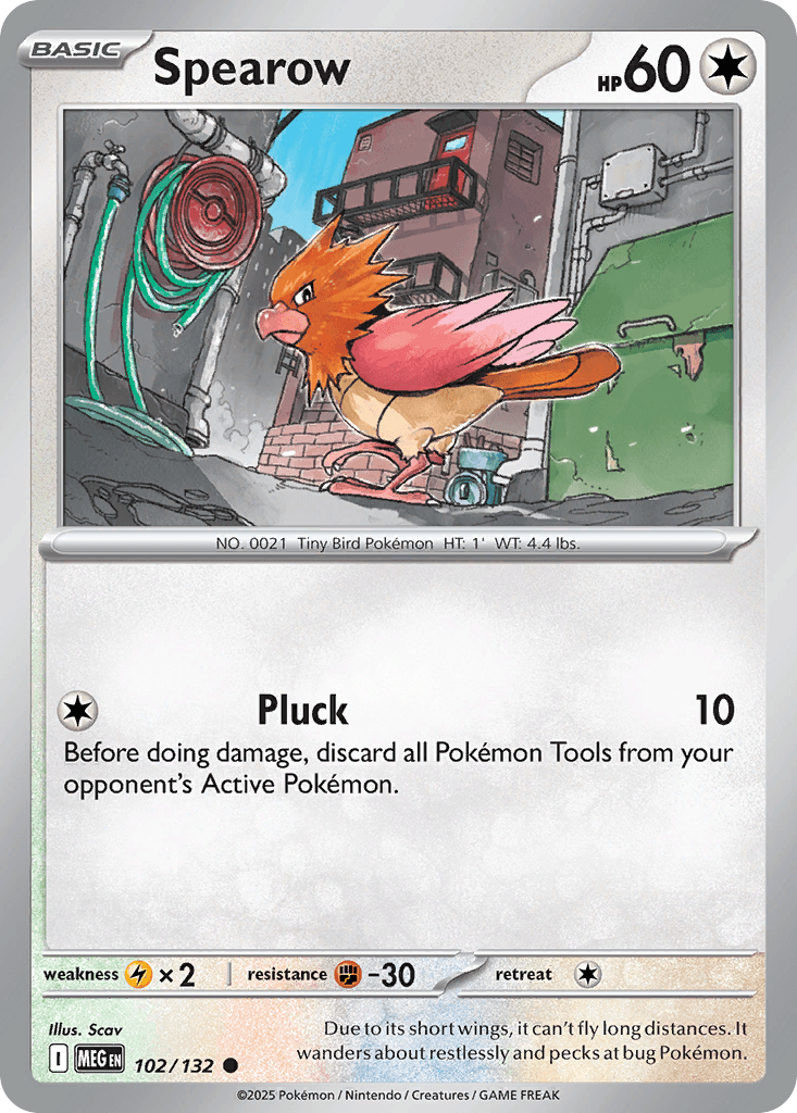 Spearow (Mega Evolution) #102 card art