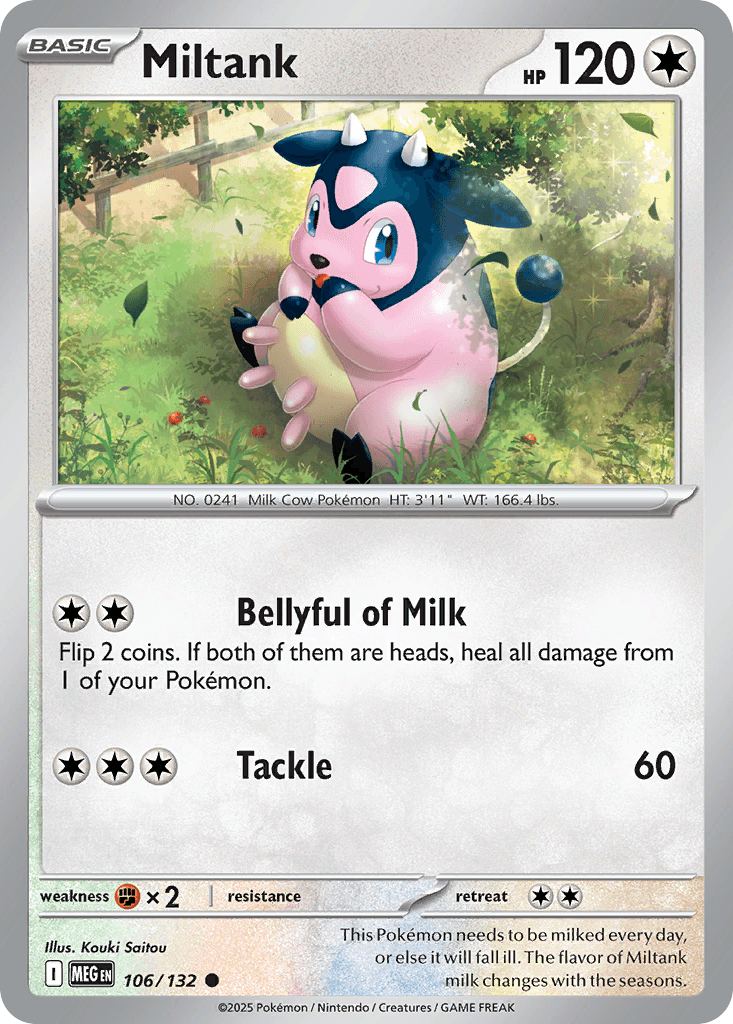 Miltank (Mega Evolution) #106 card art