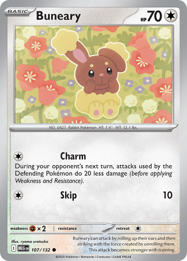 Buneary (Mega Evolution) #107 card art