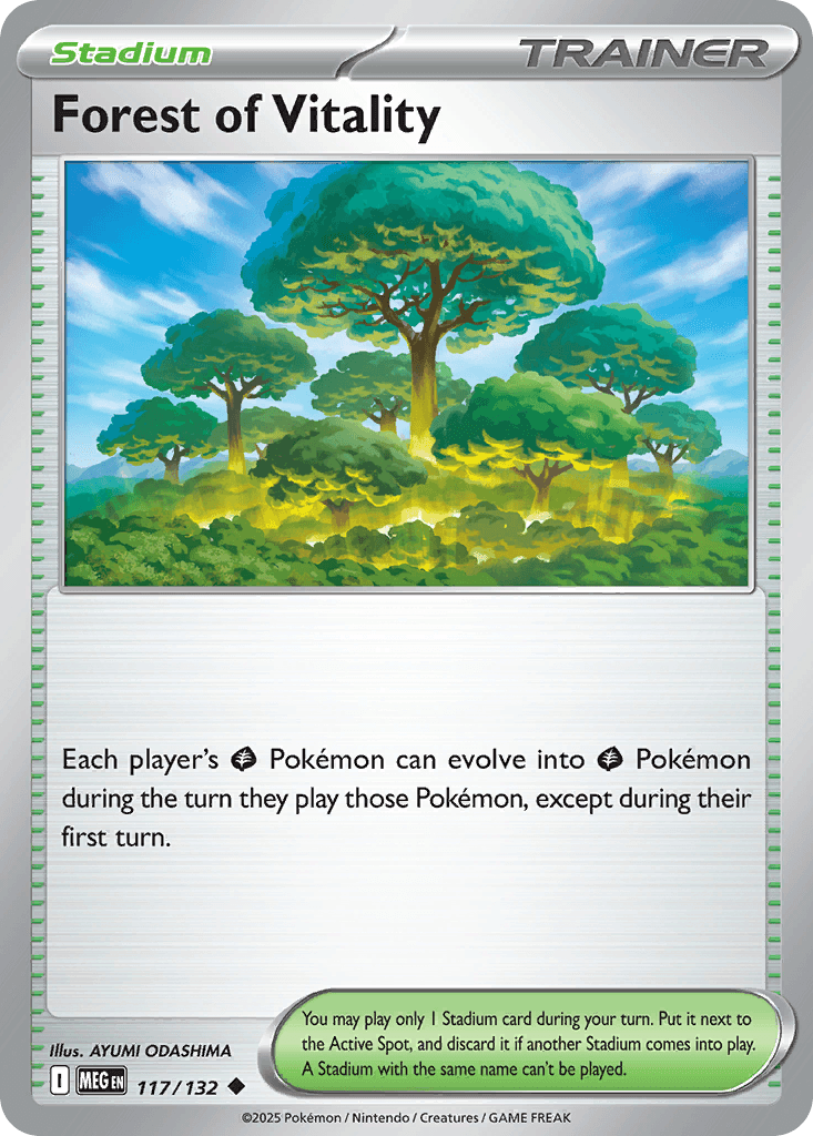 Forest of Vitality (Mega Evolution) #117 card art