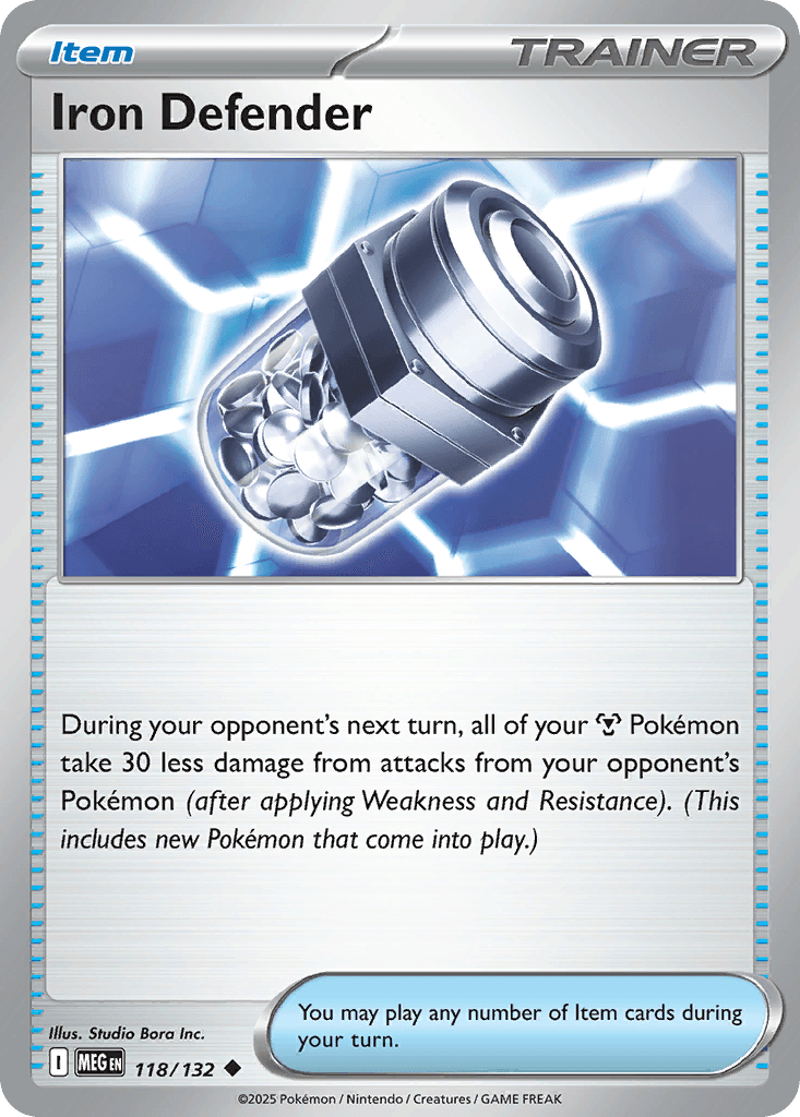 Iron Defender (Mega Evolution) #118 card art