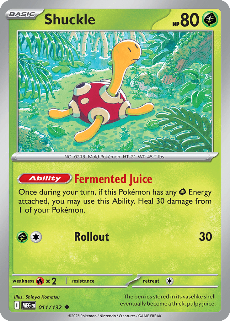 Shuckle (Mega Evolution) #11 card art