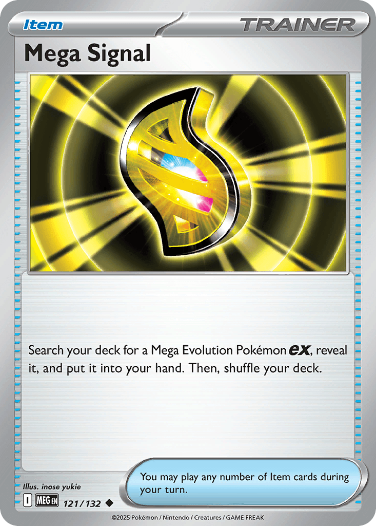 Mega Signal (Mega Evolution) #121 card art