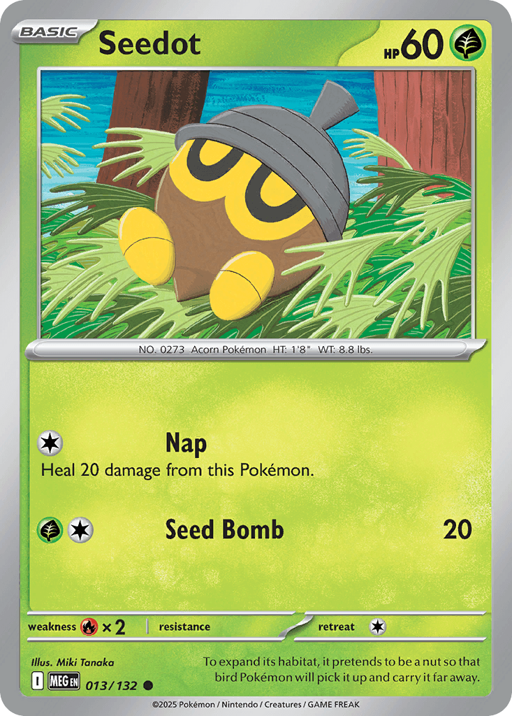 Seedot (Mega Evolution) #13 card art