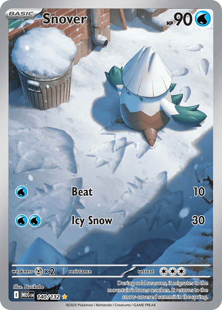 Snover (Mega Evolution) #140 card art