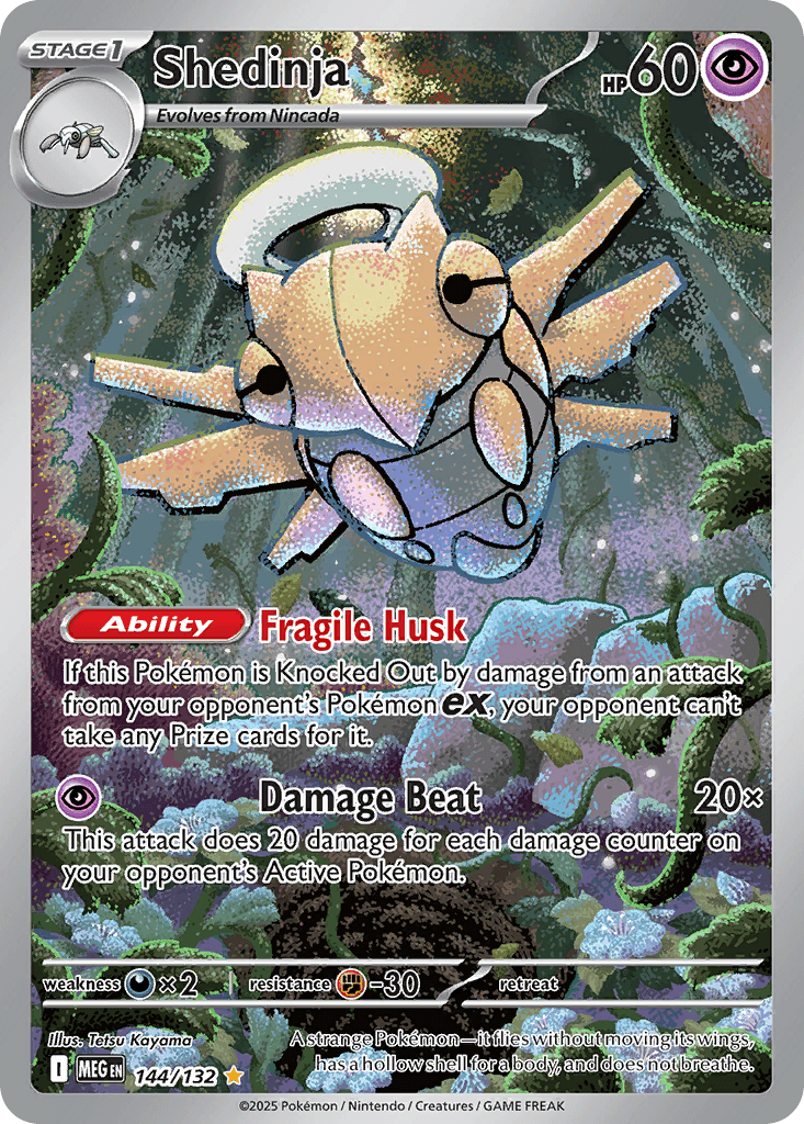 Shedinja (Mega Evolution) #144 card art