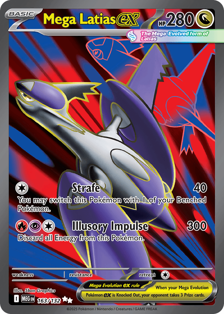 Mega Latias ex (Mega Evolution) #163 card art