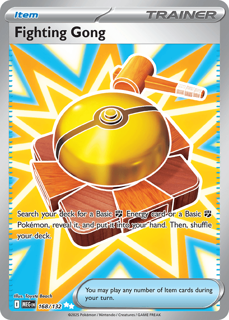 Fighting Gong (Mega Evolution) #168 card art