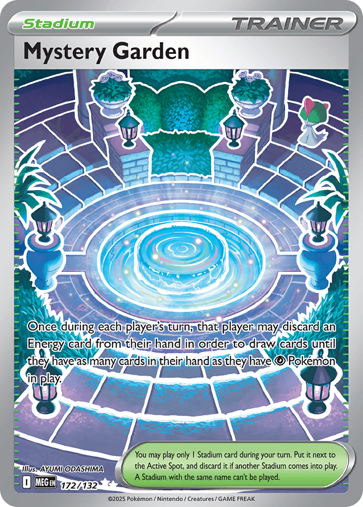 Mystery Garden (Mega Evolution) #172 card art