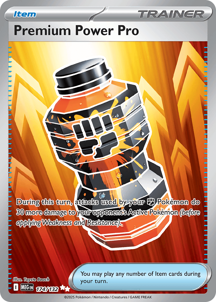 Premium Power Pro (Mega Evolution) #174 card art