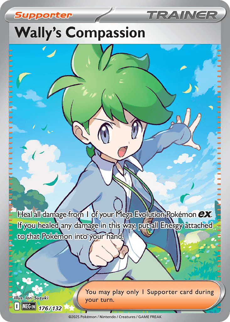 Wally's Compassion (Mega Evolution) #176 card art