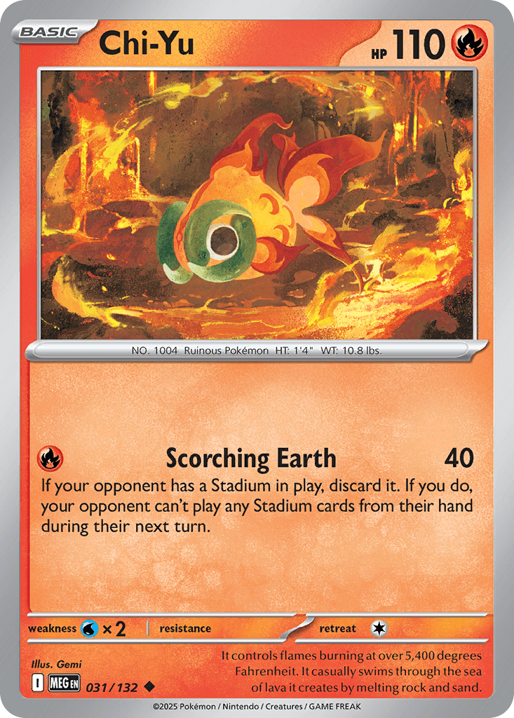 Chi-Yu (Mega Evolution) #31 card art