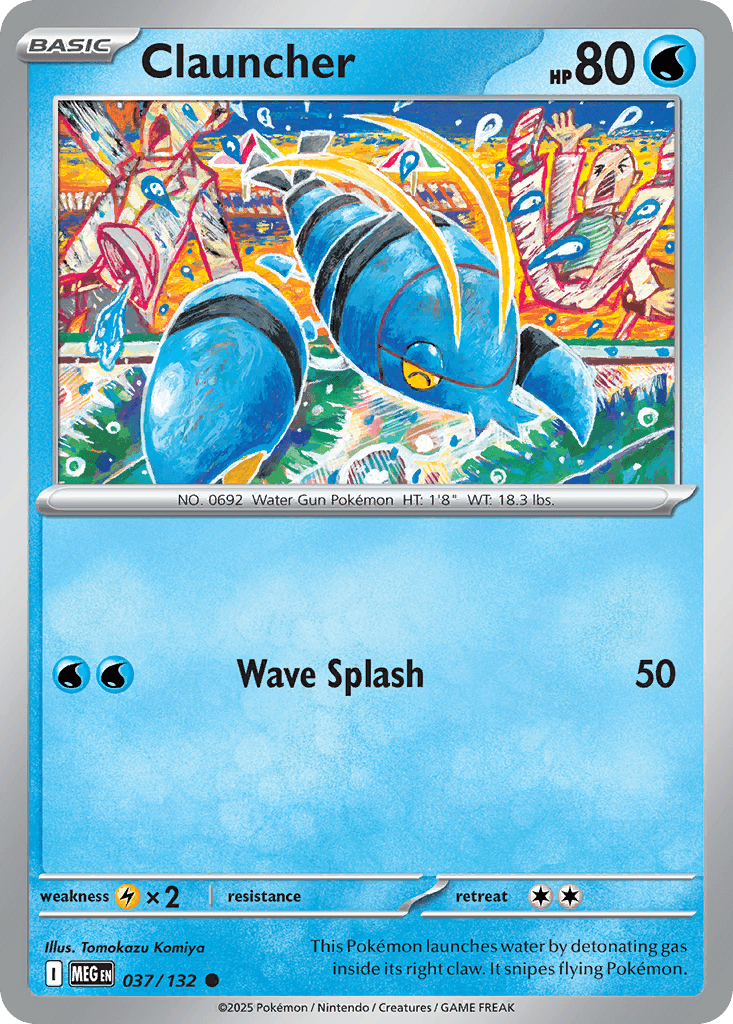 Clauncher (Mega Evolution) #37 card art