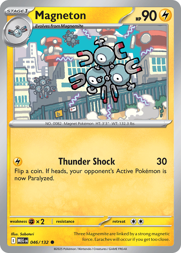 Magneton (Mega Evolution) #46 card art