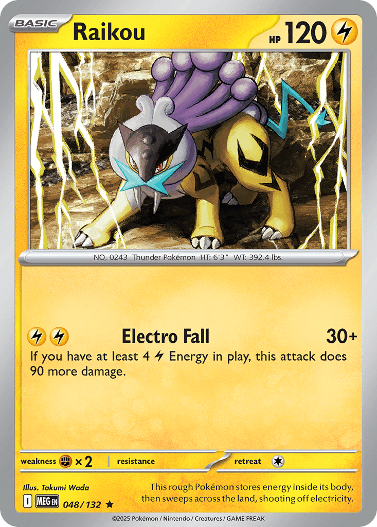 Raikou (Mega Evolution) #48 card art