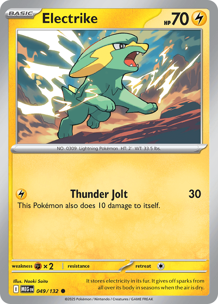 Electrike (Mega Evolution) #49 card art