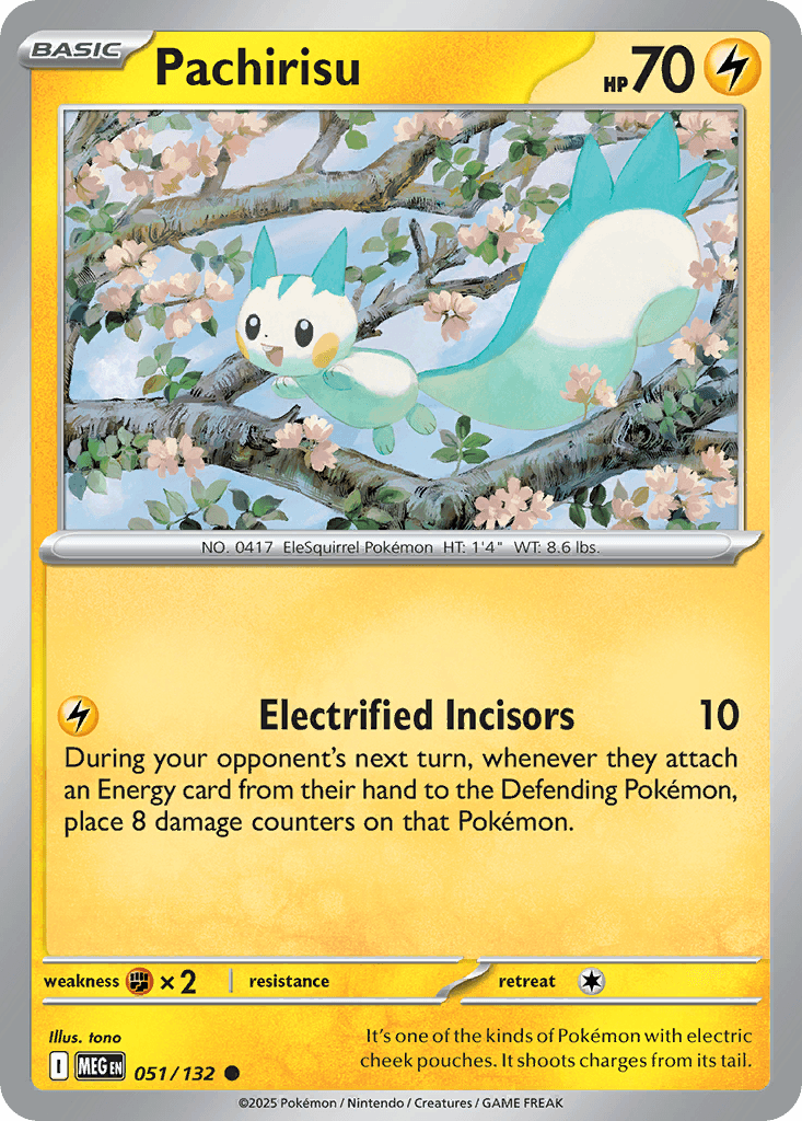 Pachirisu (Mega Evolution) #51 card art